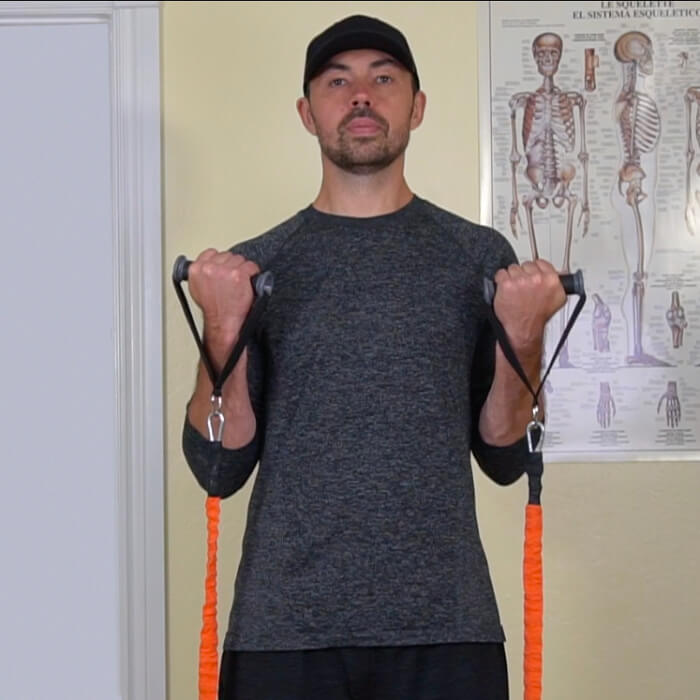 Resistance Band Biceps Curl